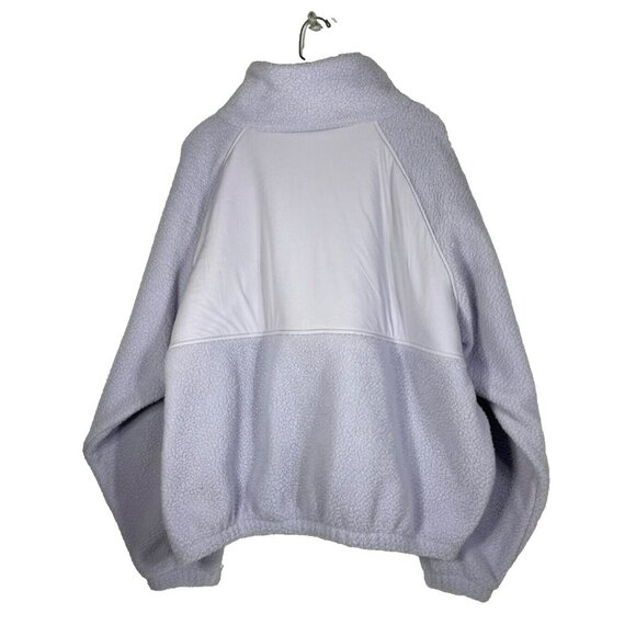 Blogilates x Target Womens Campfire Fleece Full Zip Jacket 1X Light Purple - Picture 4 of 9